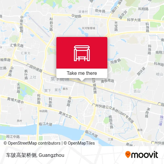 车陂高架桥侧 map