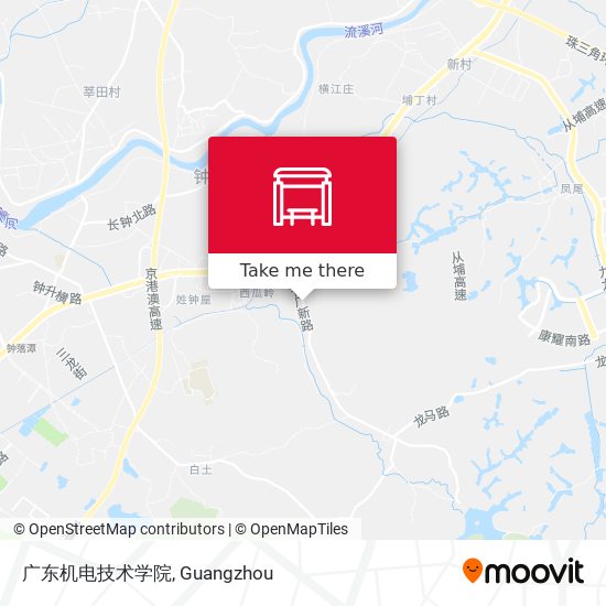 广东机电技术学院 map
