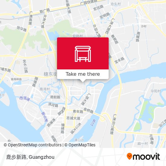 鹿步新路 map