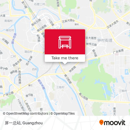 屏一总站 map