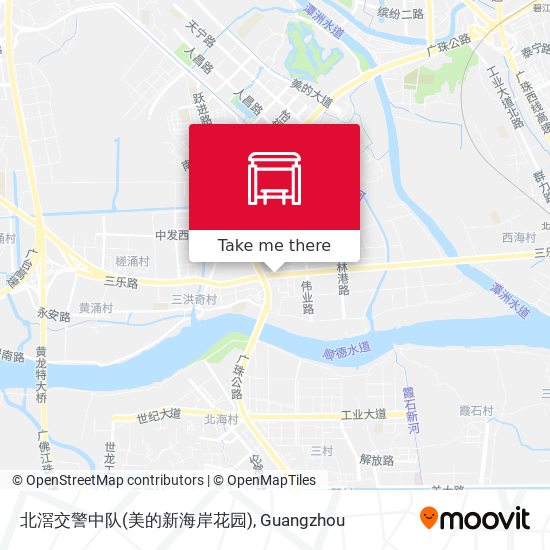 北滘交警中队(美的新海岸花园) map
