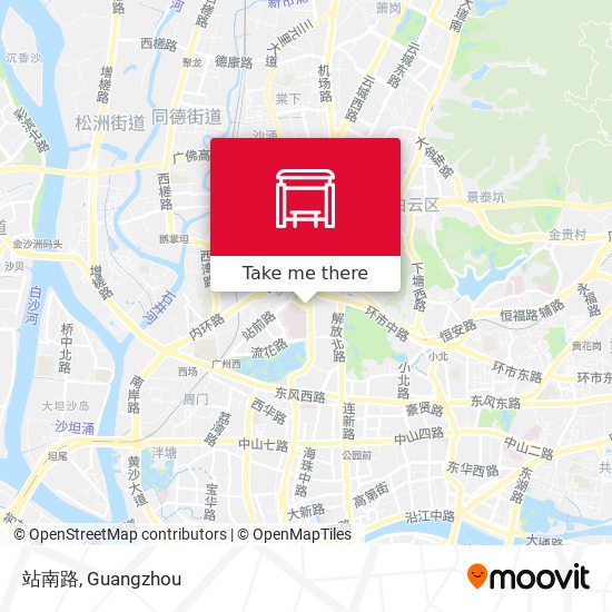站南路 map