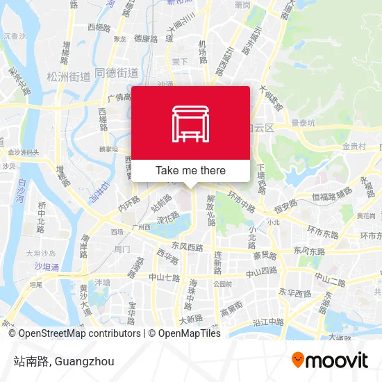 站南路 map