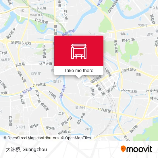 大洲桥 map
