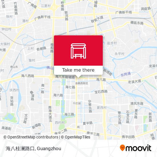 海八桂澜路口 map