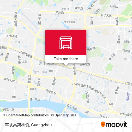 车陂高架桥侧 map