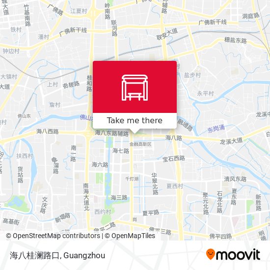 海八桂澜路口 map