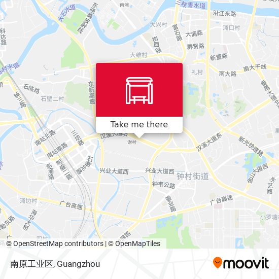 南原工业区 map
