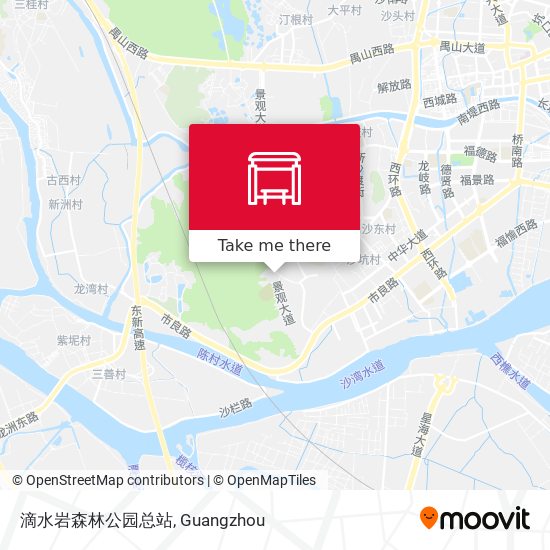 滴水岩森林公园总站 map