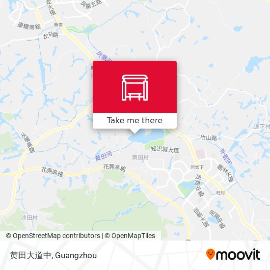 黄田大道中 map