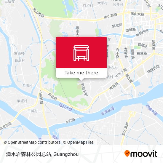 滴水岩森林公园总站 map