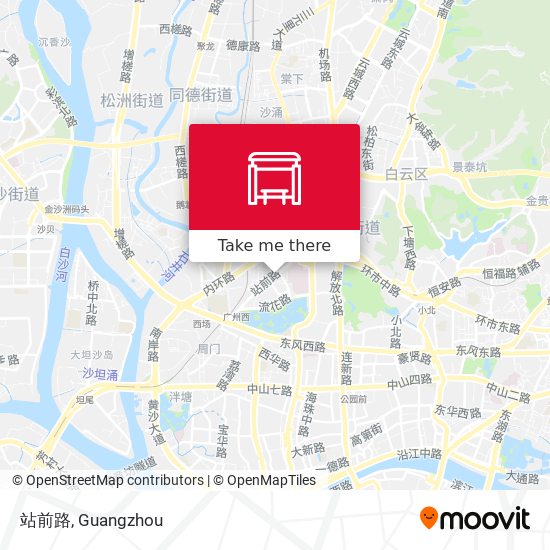 站前路 map