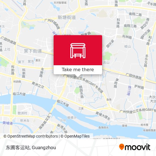 东圃客运站 map