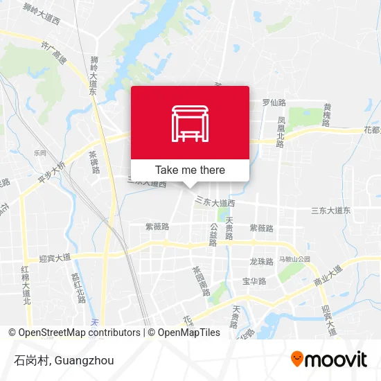 石岗村 map