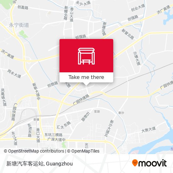 新塘汽车客运站 map