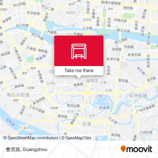 叠景路 map
