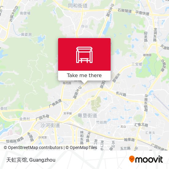 天虹宾馆 map