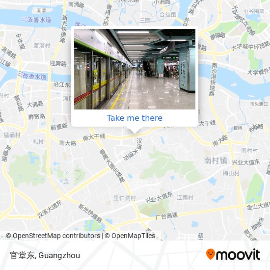官堂东 map