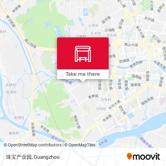 珠宝产业园 map
