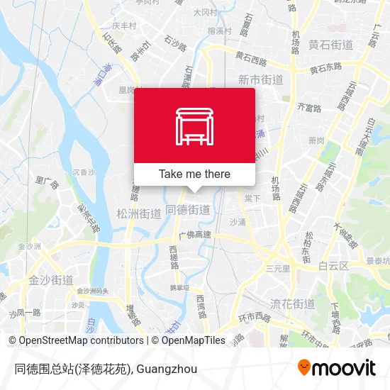 同德围总站(泽德花苑) map