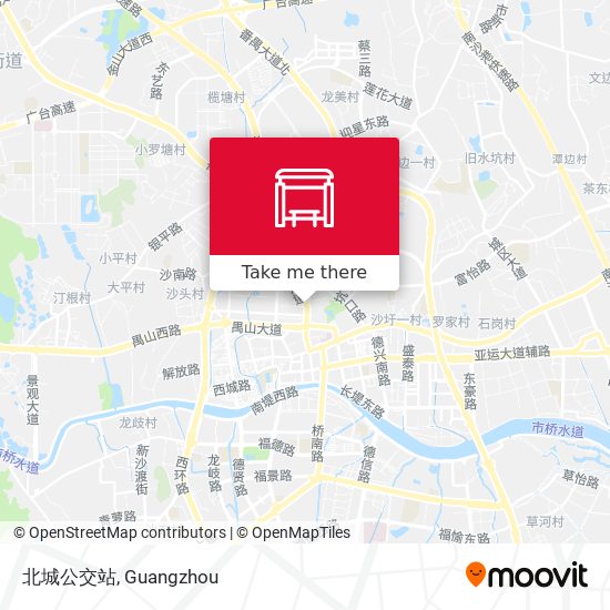 北城公交站 map