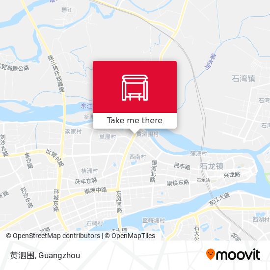 黄泗围 map