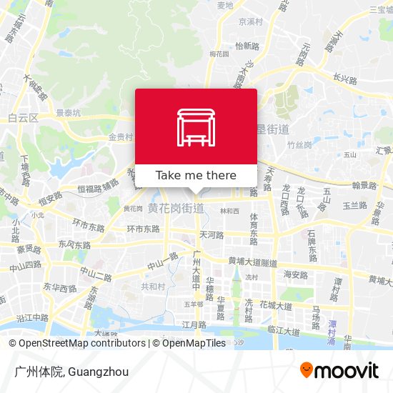广州体院 map
