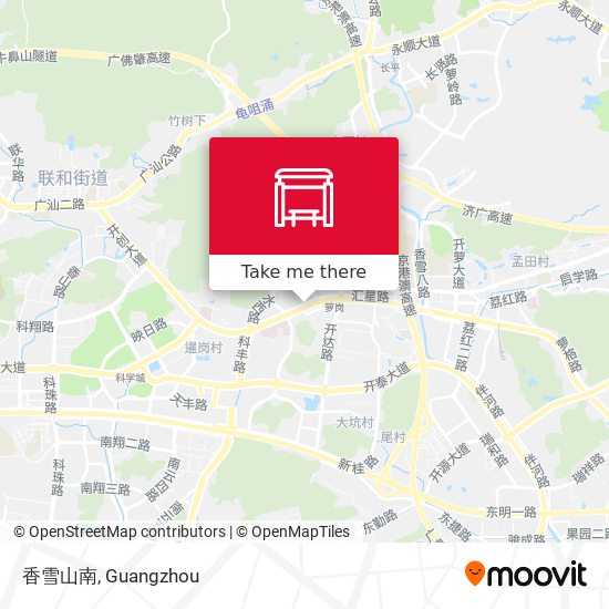 香雪山南 map