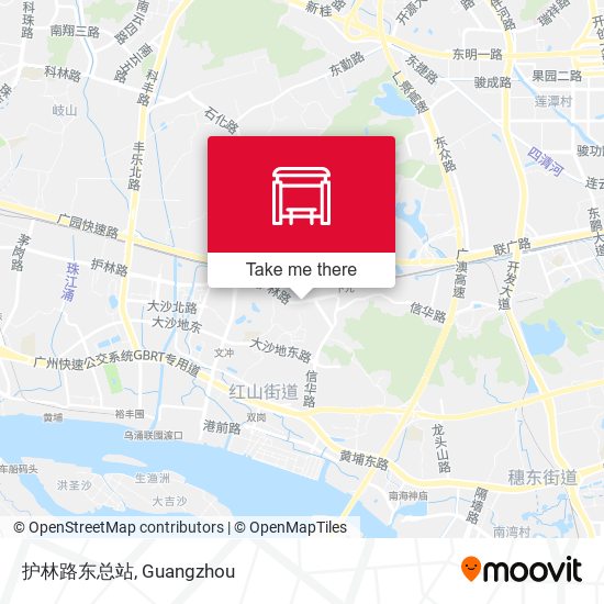 护林路东总站 map