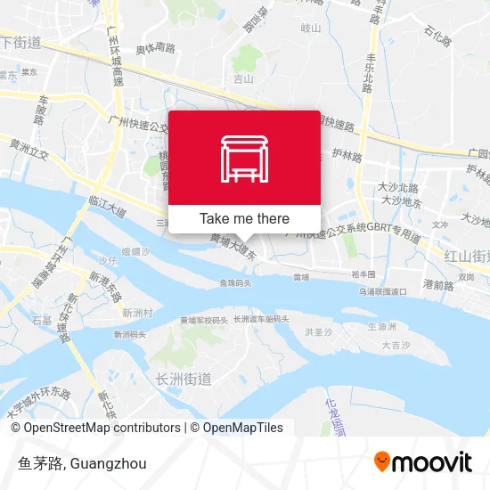 鱼茅路 map
