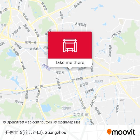 开创大道(连云路口) map