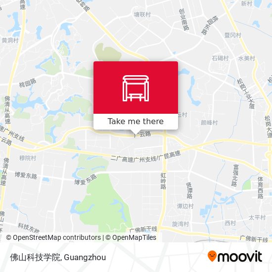 佛山科技学院 map