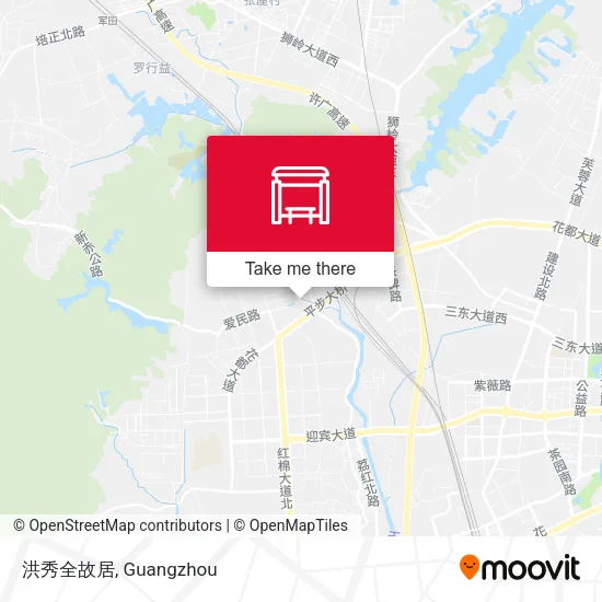 洪秀全故居 map