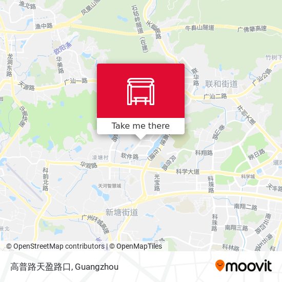 高普路天盈路口 map