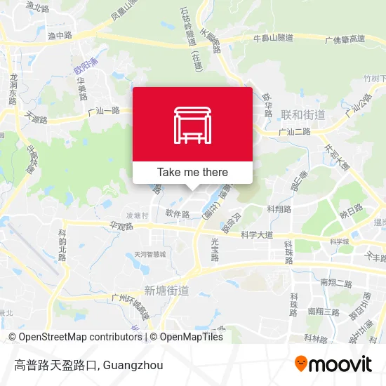 高普路天盈路口 map