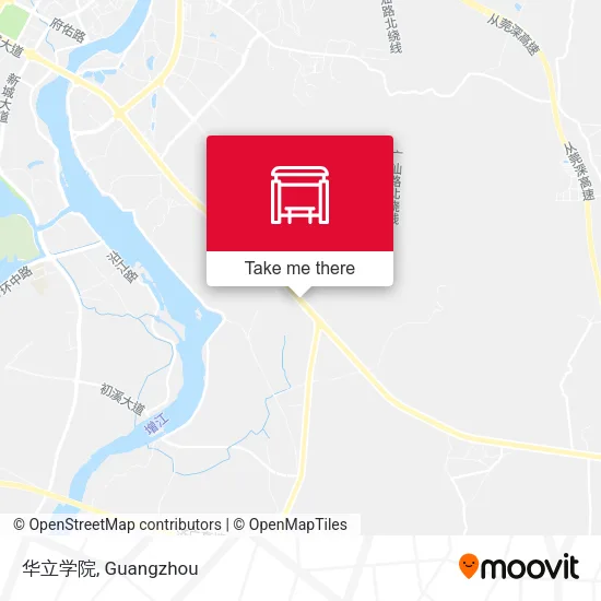 华立学院 map