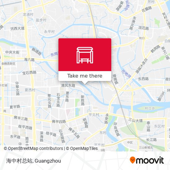 海中村总站 map