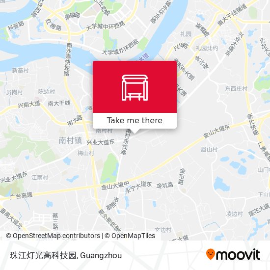 珠江灯光高科技园 map