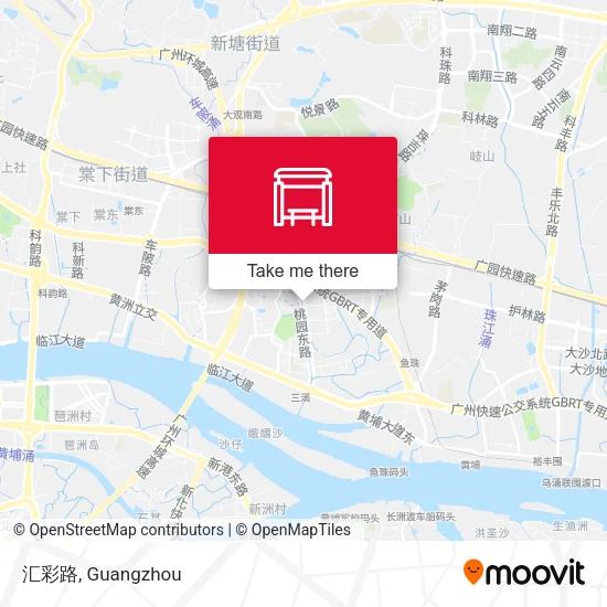 汇彩路 map