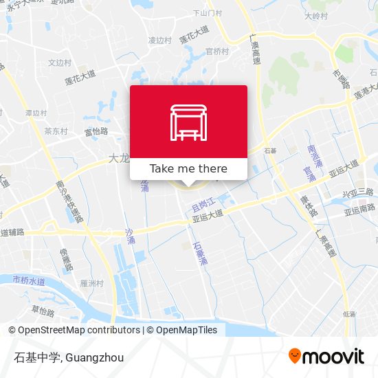 石基中学 map