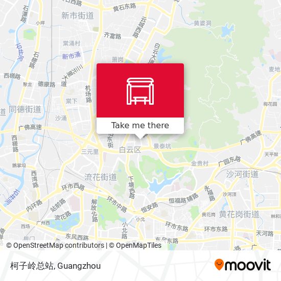 柯子岭总站 map