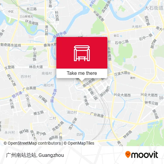 广州南站总站 map
