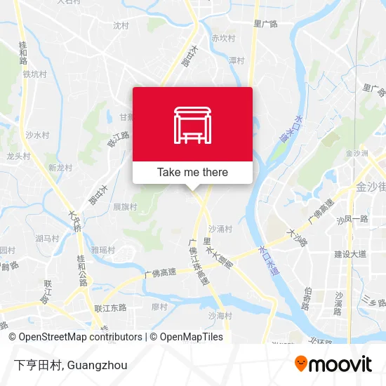 下亨田村 map
