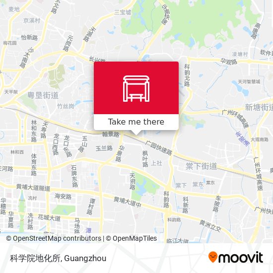科学院地化所 map
