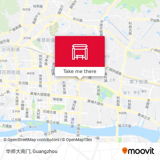 华师大南门 map
