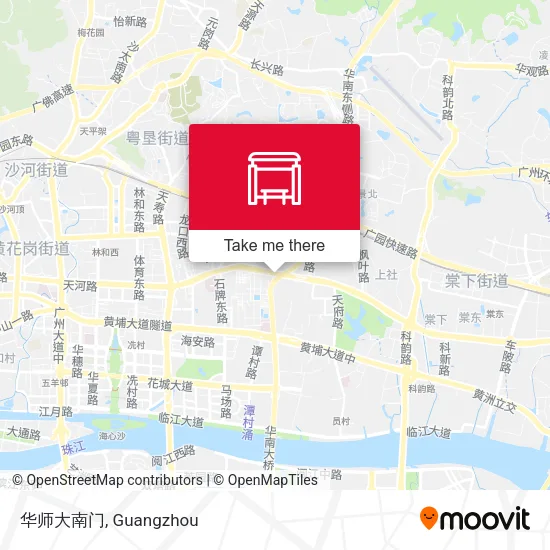 华师大南门 map