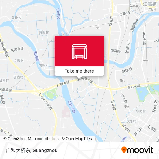 广和大桥东 map