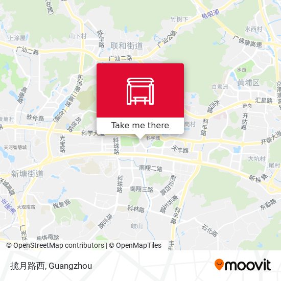 揽月路西 map