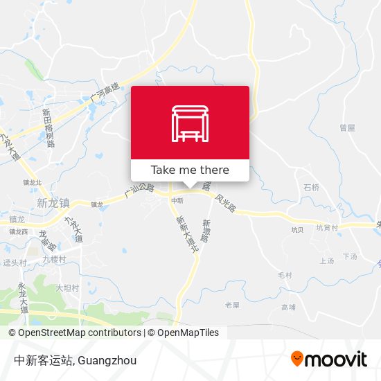 中新客运站 map