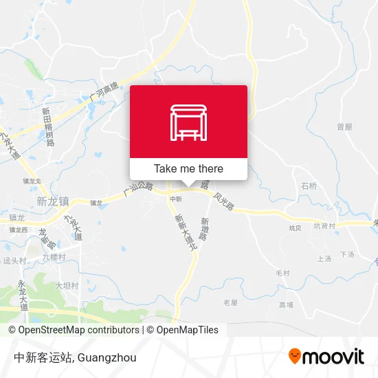 中新客运站 map